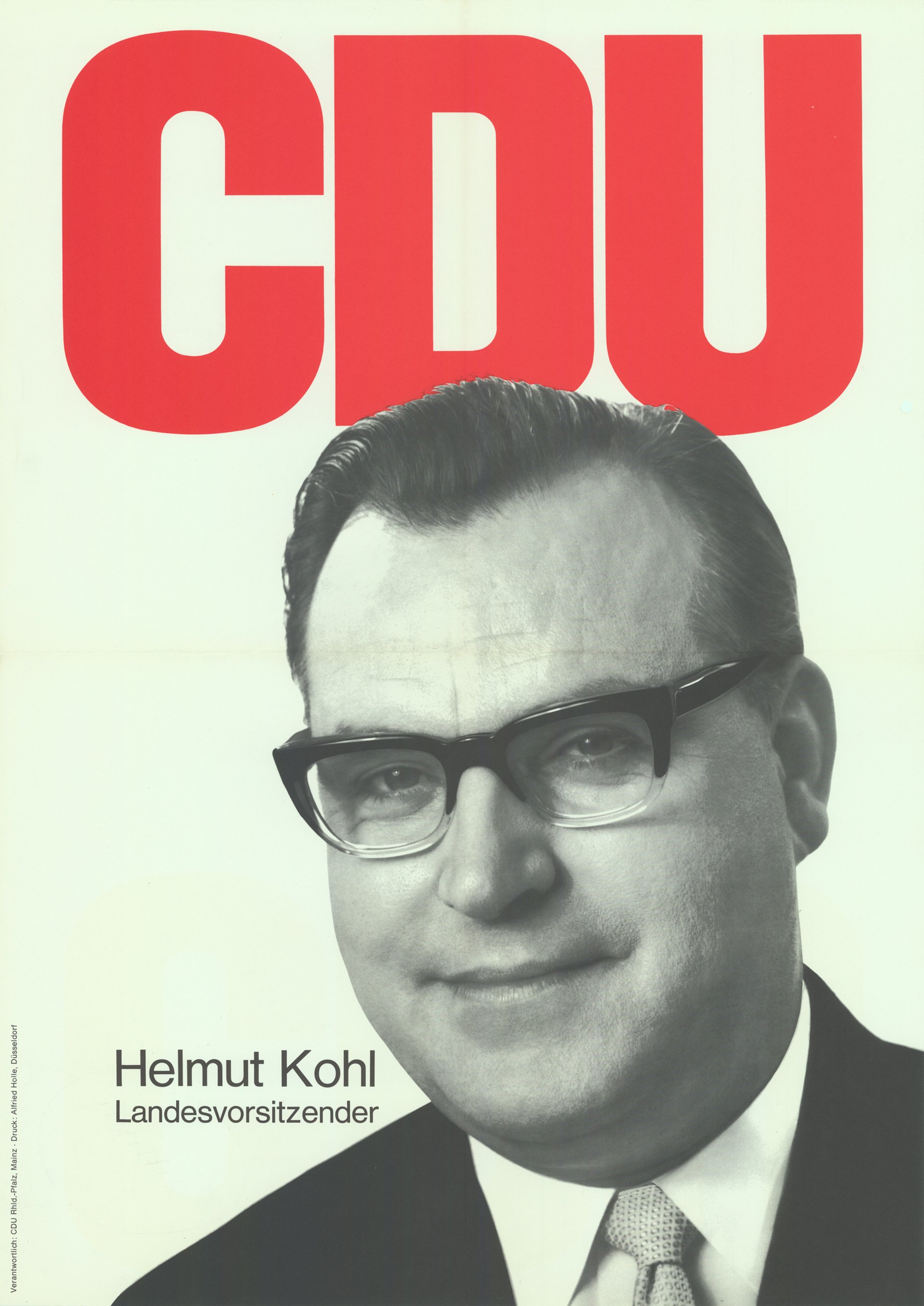 CDU-Plakat mit Kohl