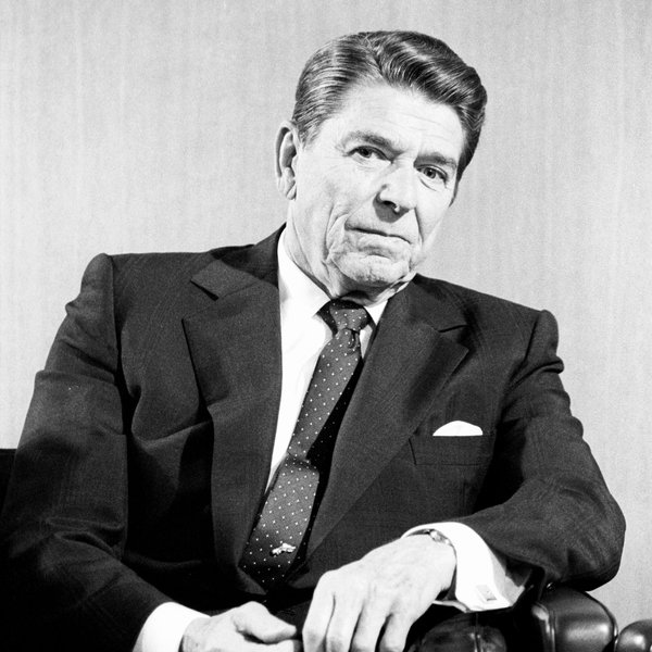 Portrait-Aufnahme Ronald Reagan