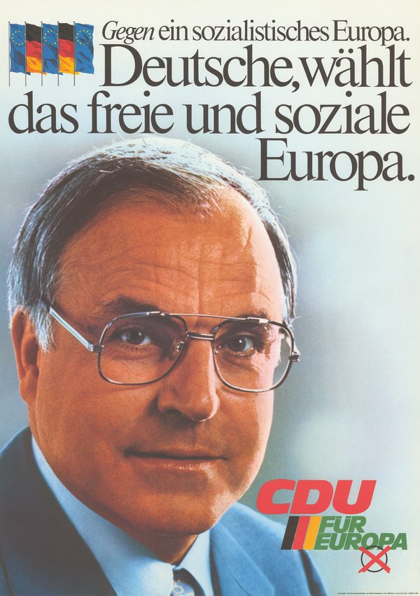 CDU-Plakat mit Kohl