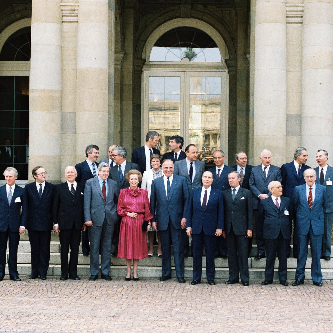 Aufnahme von den Staats- und Regierungschefs und Außenminister des Europäischen Rates