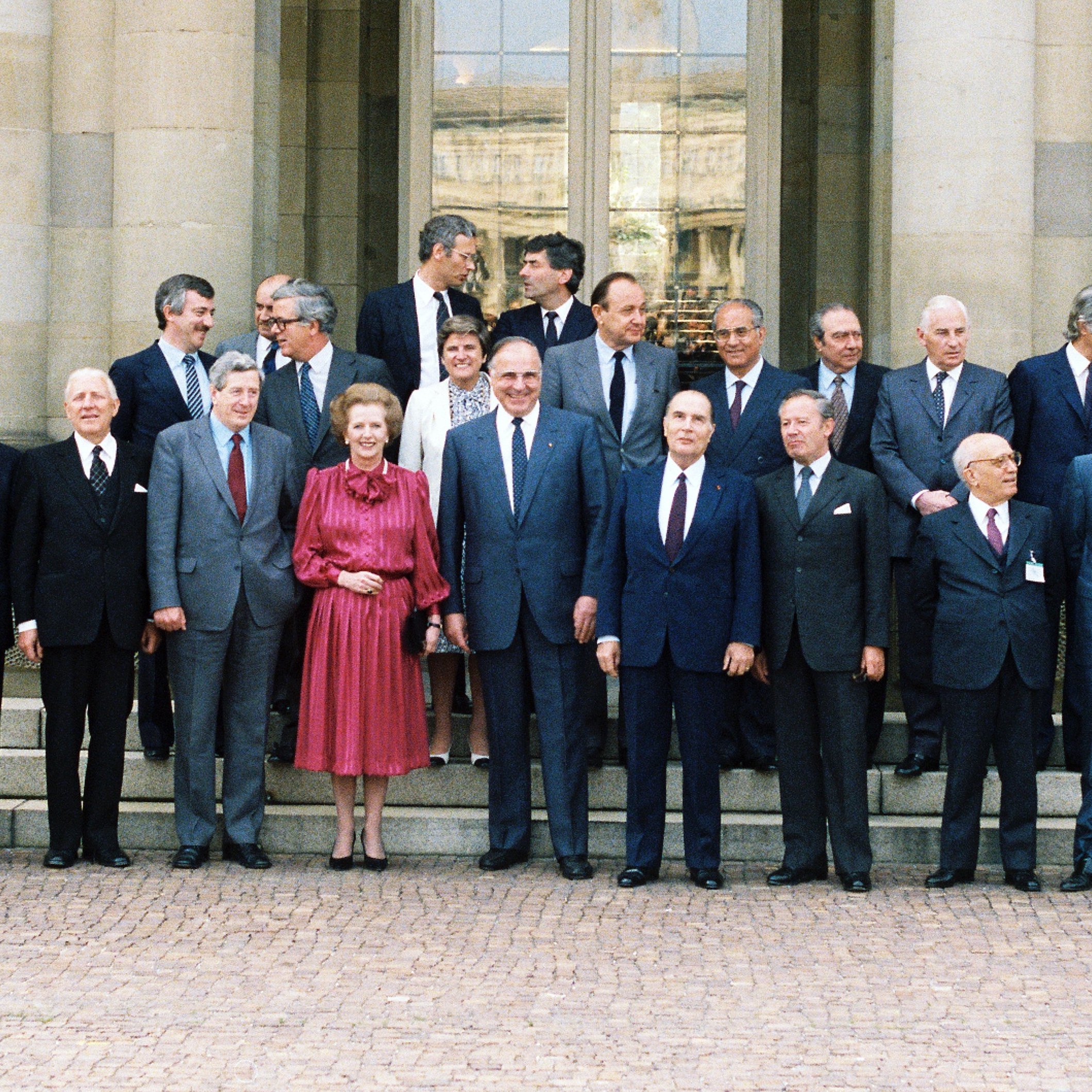 Aufnahme von den Staats- und Regierungschefs und Außenminister des Europäischen Rates