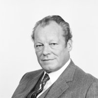 Portrait-Aufnahme Willy Brandt